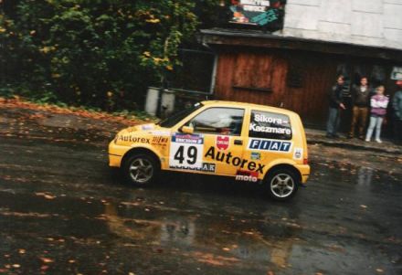 Jacek Sikora i Marek Kaczmarek - Fiat Cinquecento Sporting.